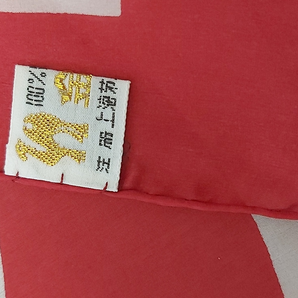 Vtg. Chinese Silk Scarf - Picture 3 of 6